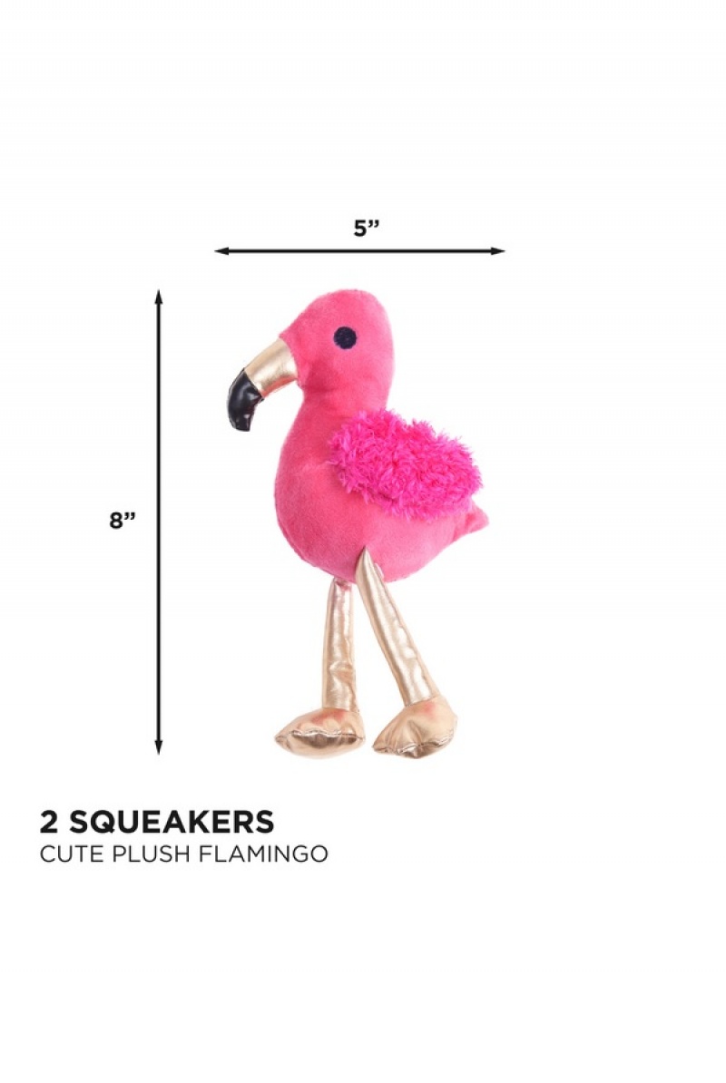 Pink Juicy Couture Pet Flamingo Squeaky Toy | JC-SN652308