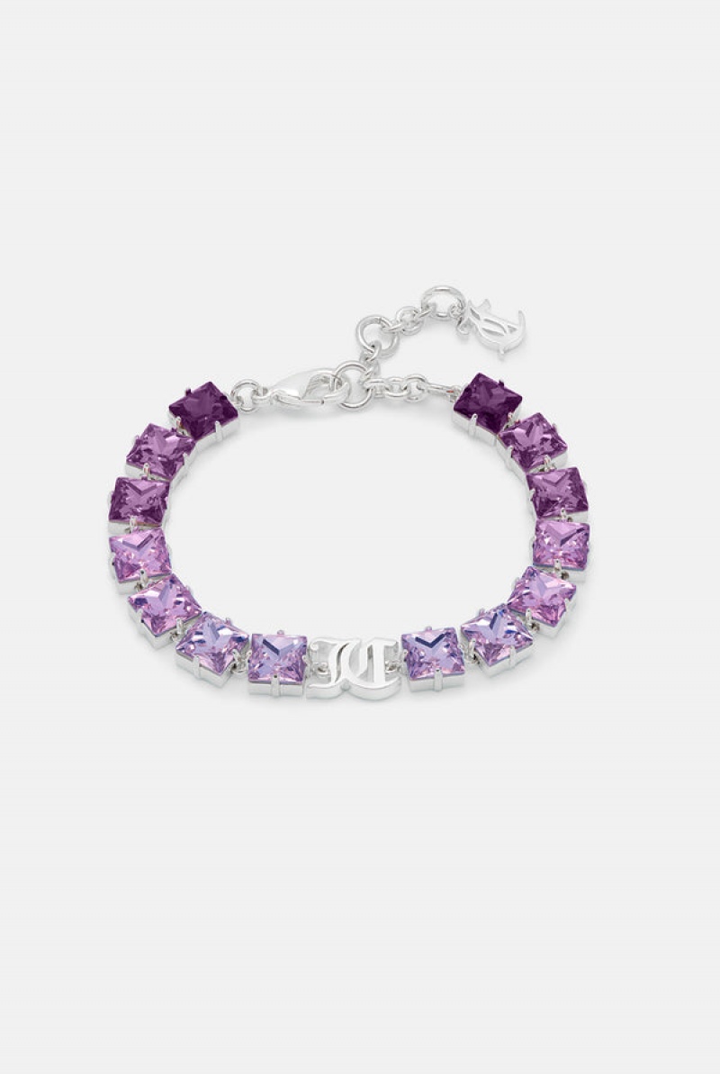 Purple Juicy Couture Crystal JC Bracelet | JC-SN652360