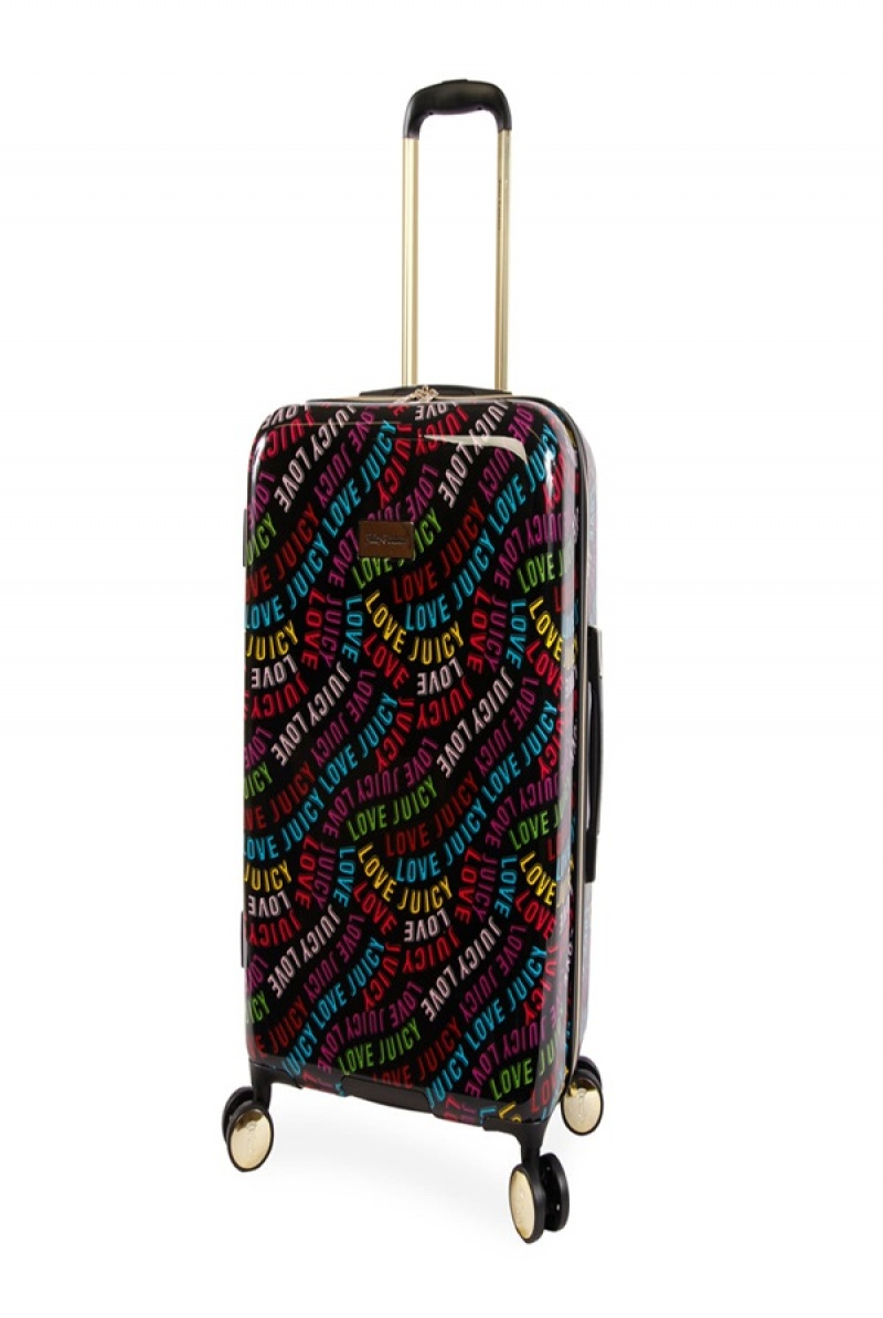 Rainbow Juicy Couture 3-piece Hardside Spinner Luggage Set | JC-SN651916