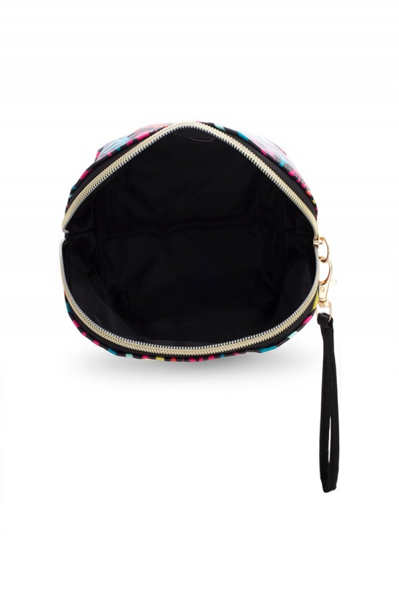 Rainbow Zebra Juicy Couture Petite Makeup Wristlet | JC-SN651907