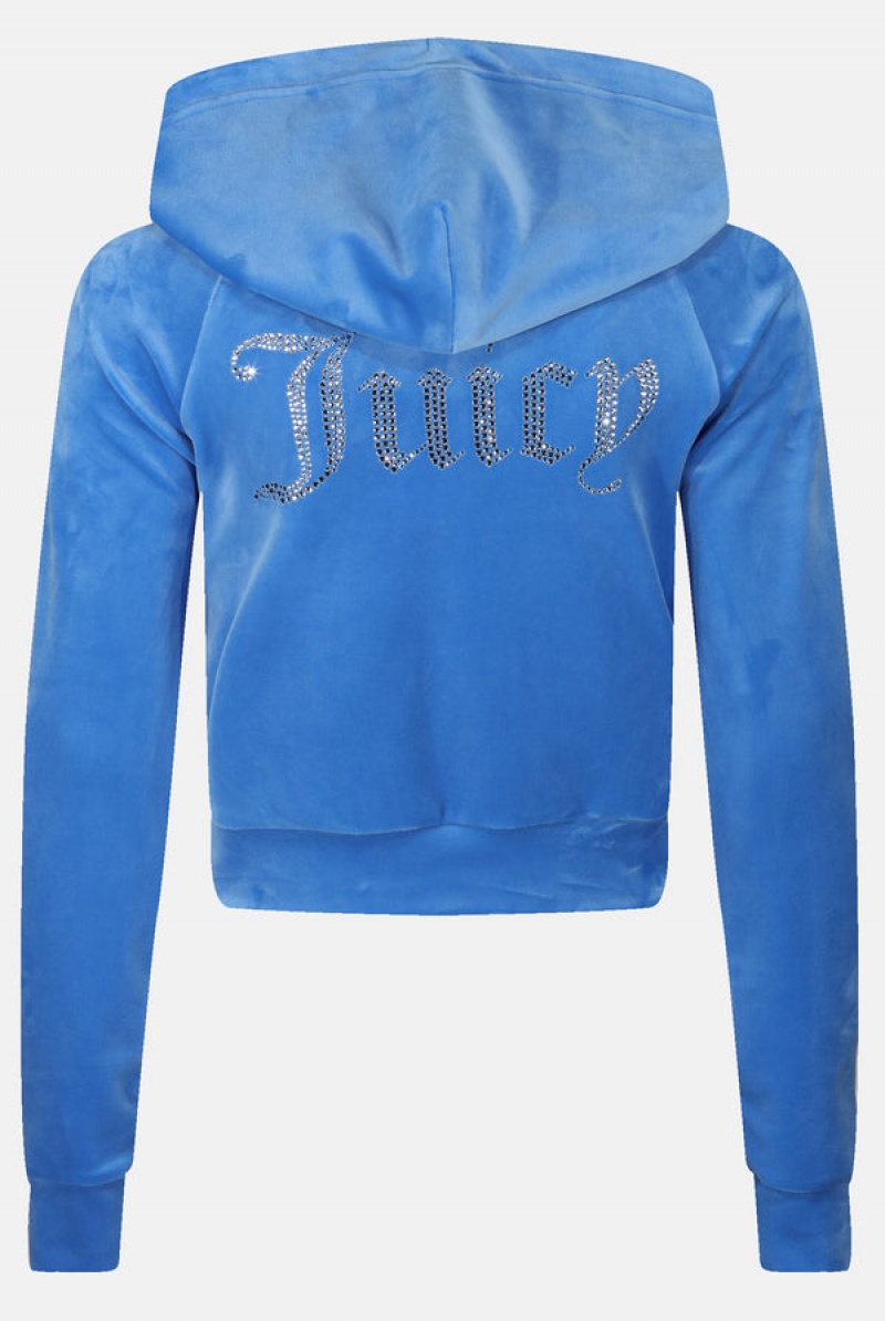 Regatta Juicy Couture Regatta Diamante Velour Hoodie | JC-SN652125