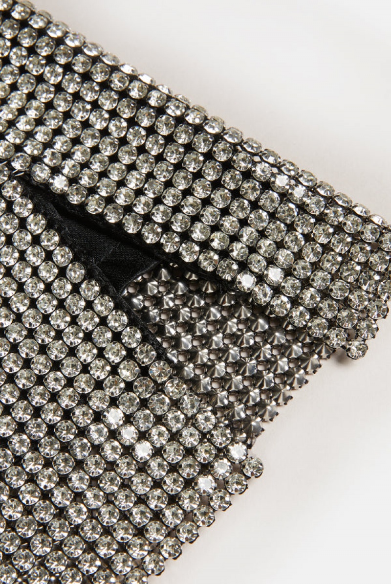 Silver Juicy Couture Chainmail Mini Skirt | JC-SN652293