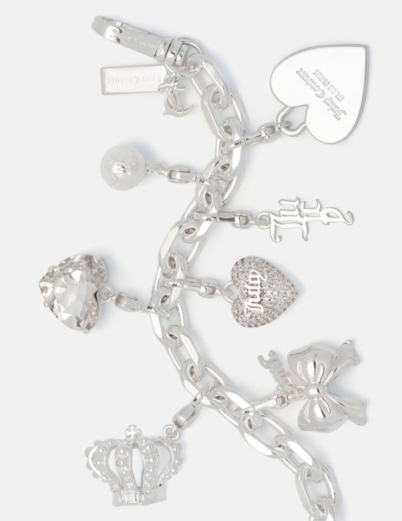 Silver Juicy Couture Crown Charm | JC-SN652392