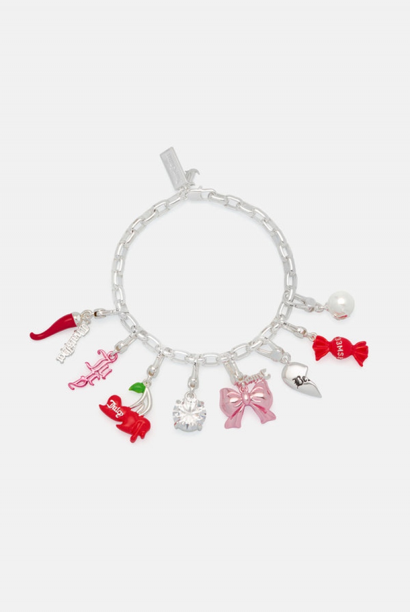 Silver Juicy Couture JC Charm Bracelet | JC-SN652403