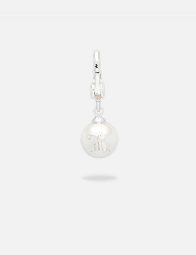 Silver Juicy Couture JC Pearl Charm | JC-SN652405