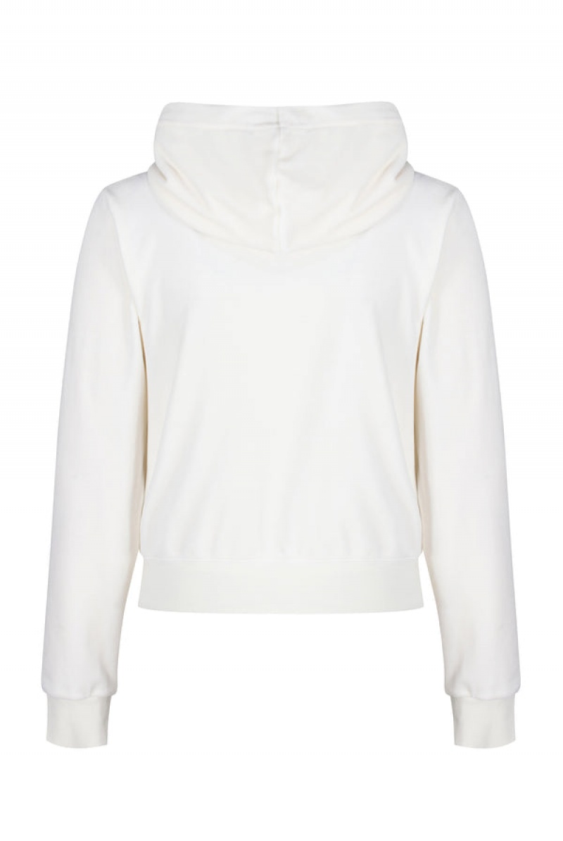 Sugar Swizzle Juicy Couture Classic Velour Robertson Hoodie | JC-SN652030