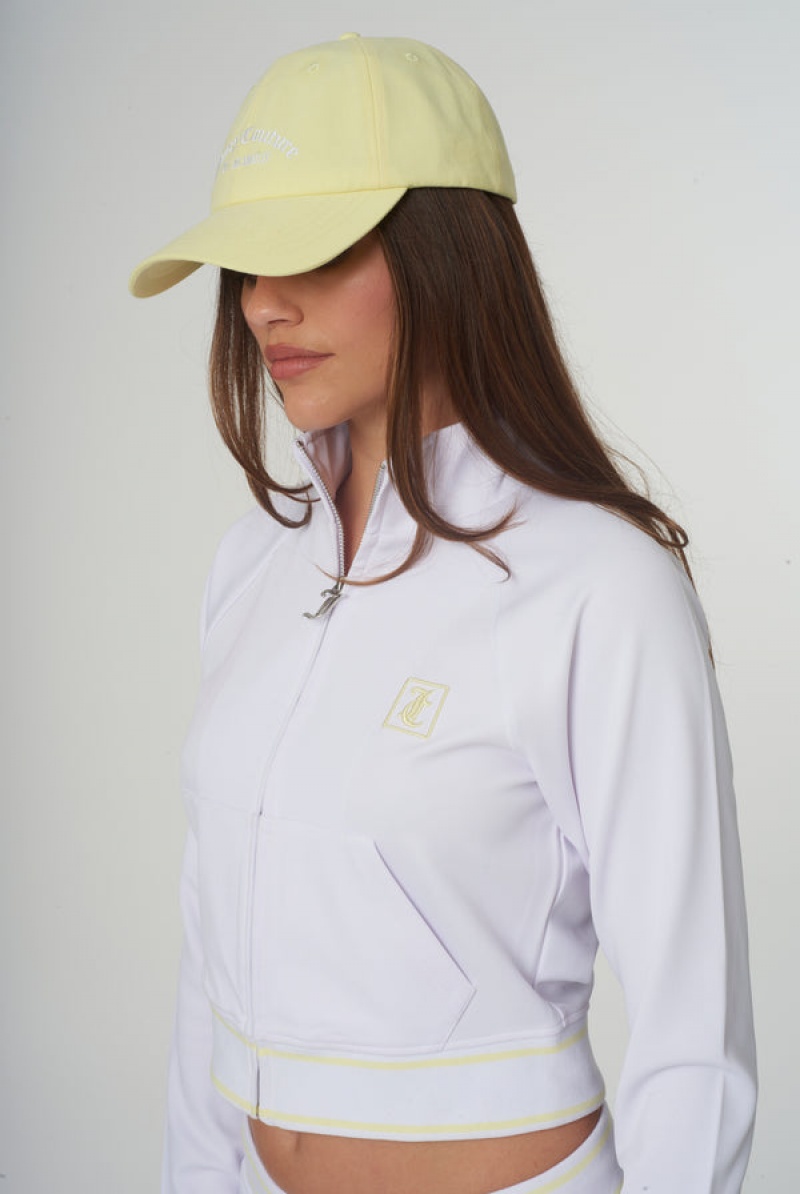 Tender Yellow Juicy Couture Recycled Cotton Baseball Cap | JC-SN652338