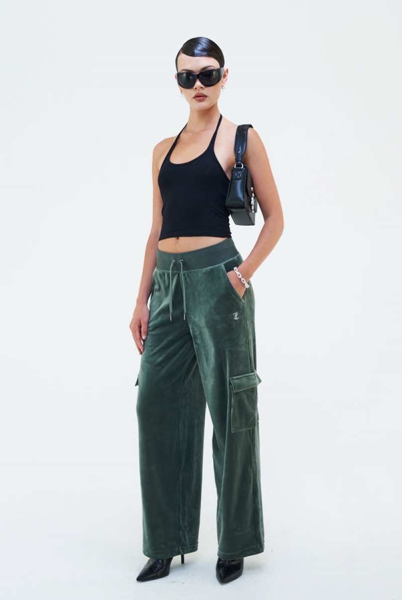 Thyme Juicy Couture Cargo Velour Diamante Trouser | JC-SN652006