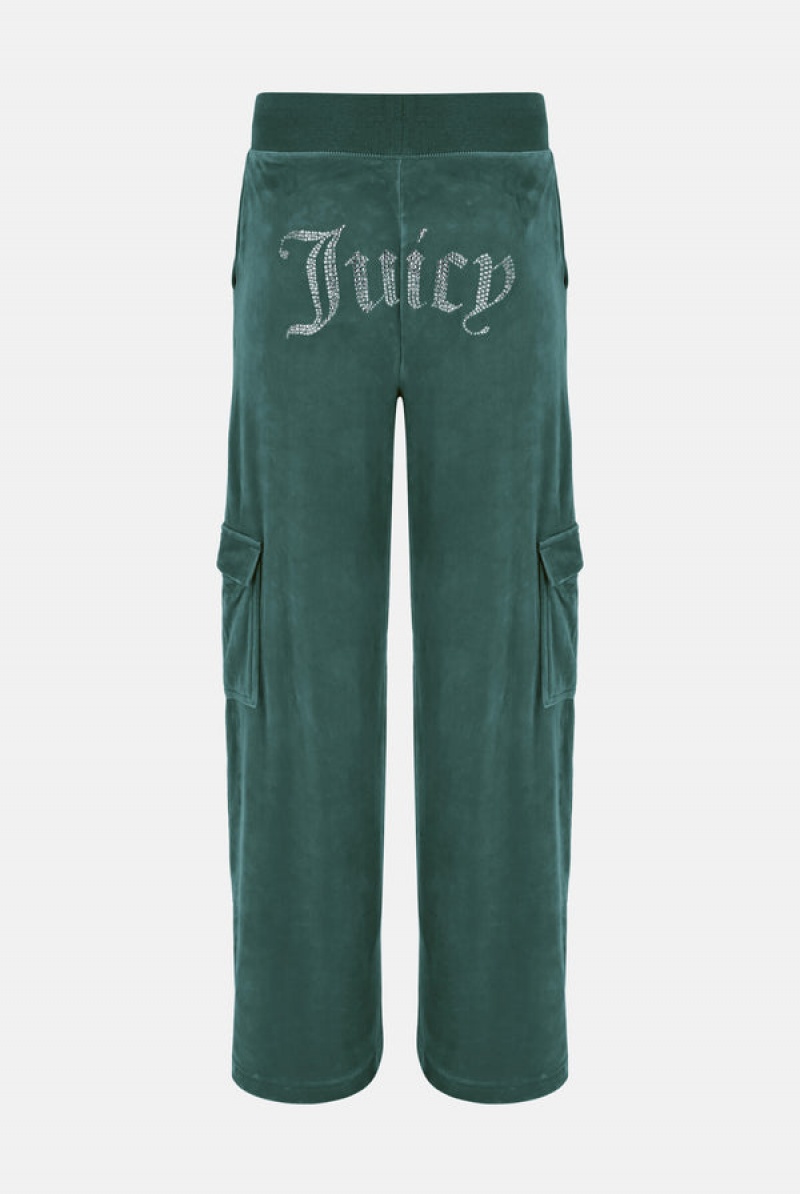 Thyme Juicy Couture Cargo Velour Diamante Trouser | JC-SN652006