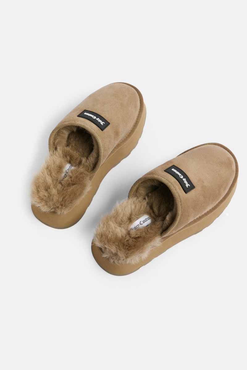 Thyme Juicy Couture Sheepskin Shearling Clog | JC-SN652188