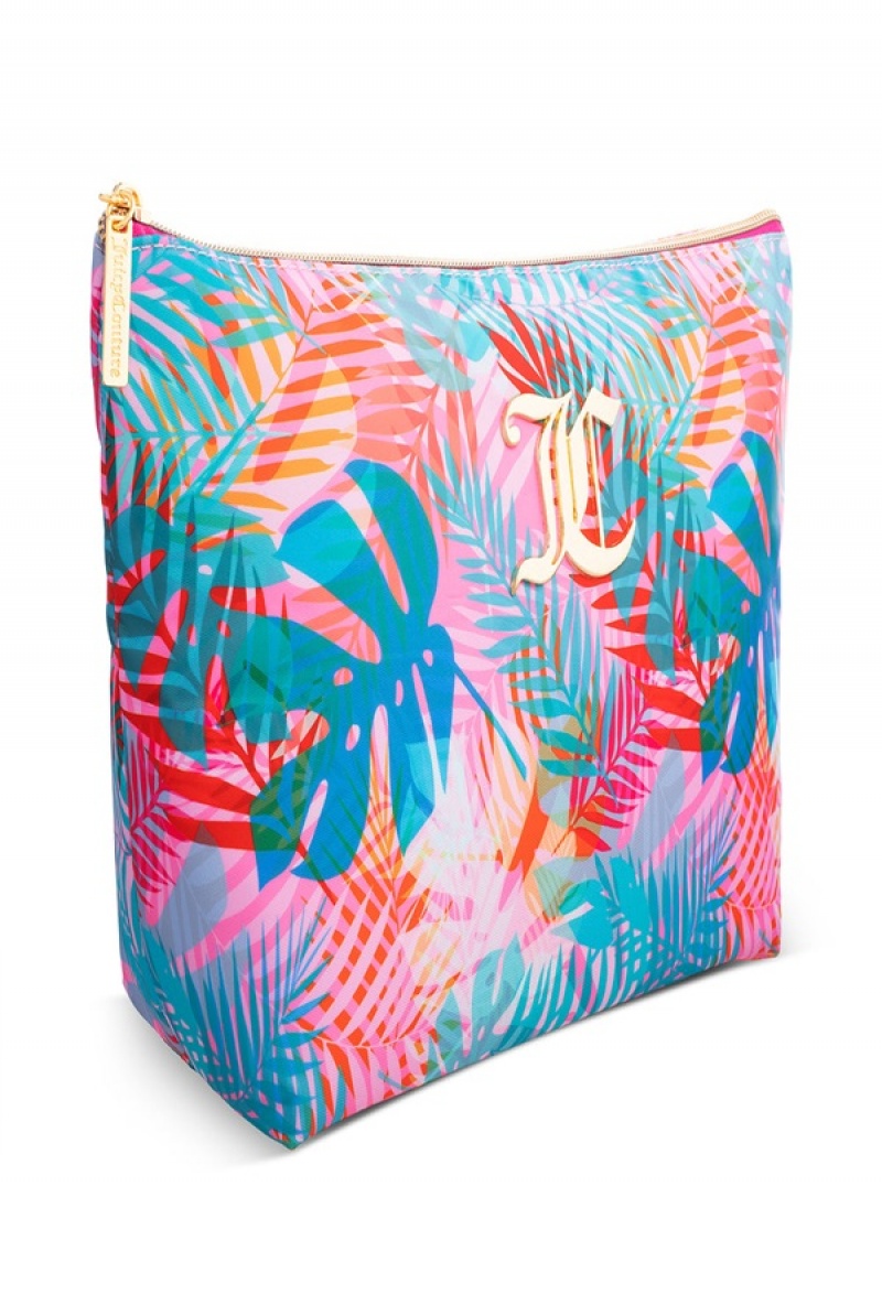 Tropical Palm Juicy Couture Monogram Makeup Pouch | JC-SN651909