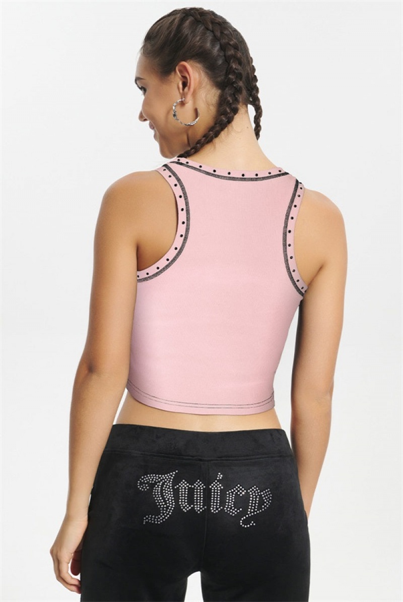 Whisper Pink Juicy Couture Juicy Sweetheart Tank | JC-SN651631