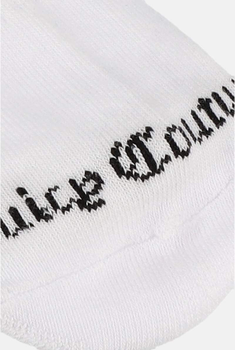 White Juicy Couture Calf Length Socks | JC-SN652313